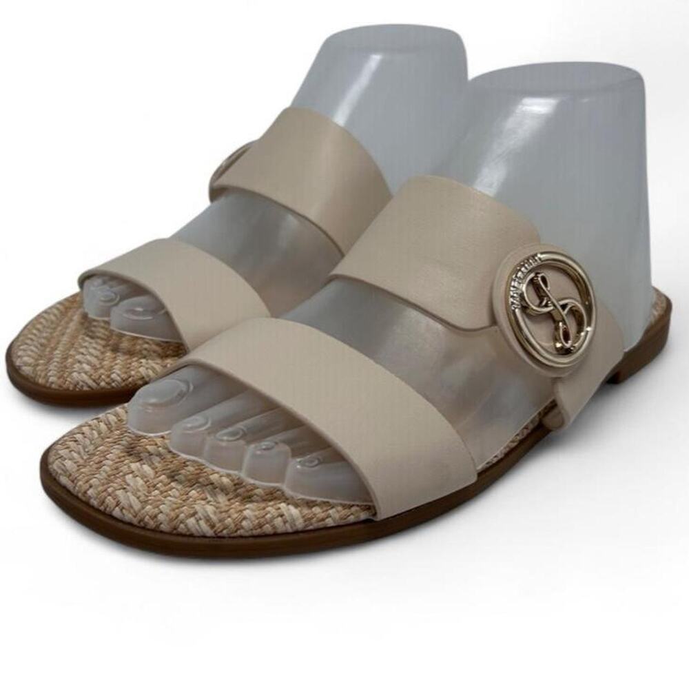 Sam and Libby Women's Tamora Double Band Slide Flat Sandals size 8 NEW